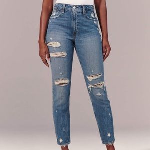 Curve love high rise mom jeans